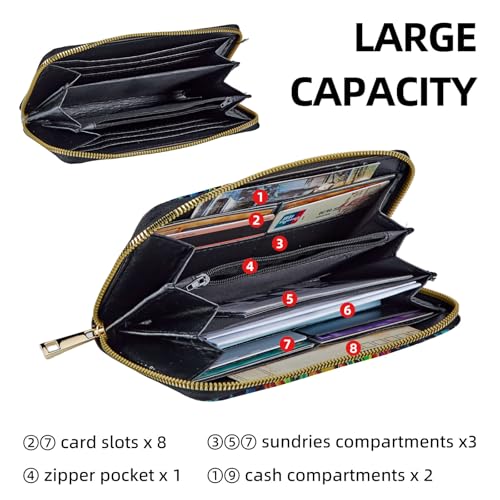 Wrist Wallets for Women, Lightweight RFID Blocking Multi-Functional Secure Wrist Purse for Travel, Daily Use-82