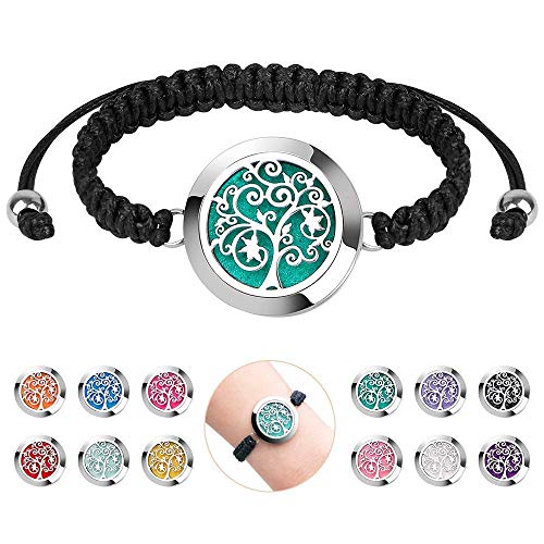 Ttstar Aromatherapy Essential Oil Diffuser Bracelet With 48Pcs Refill Pads, Gift Set #TOP2