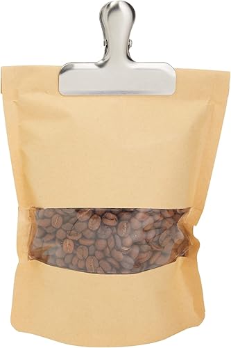 Miniatura 4 de Stockroom Plus Clips de metal para almacenamiento de alimentos, clips de bolsa de acero inoxidable para suministros de cocina (3 pulgadas), paquete