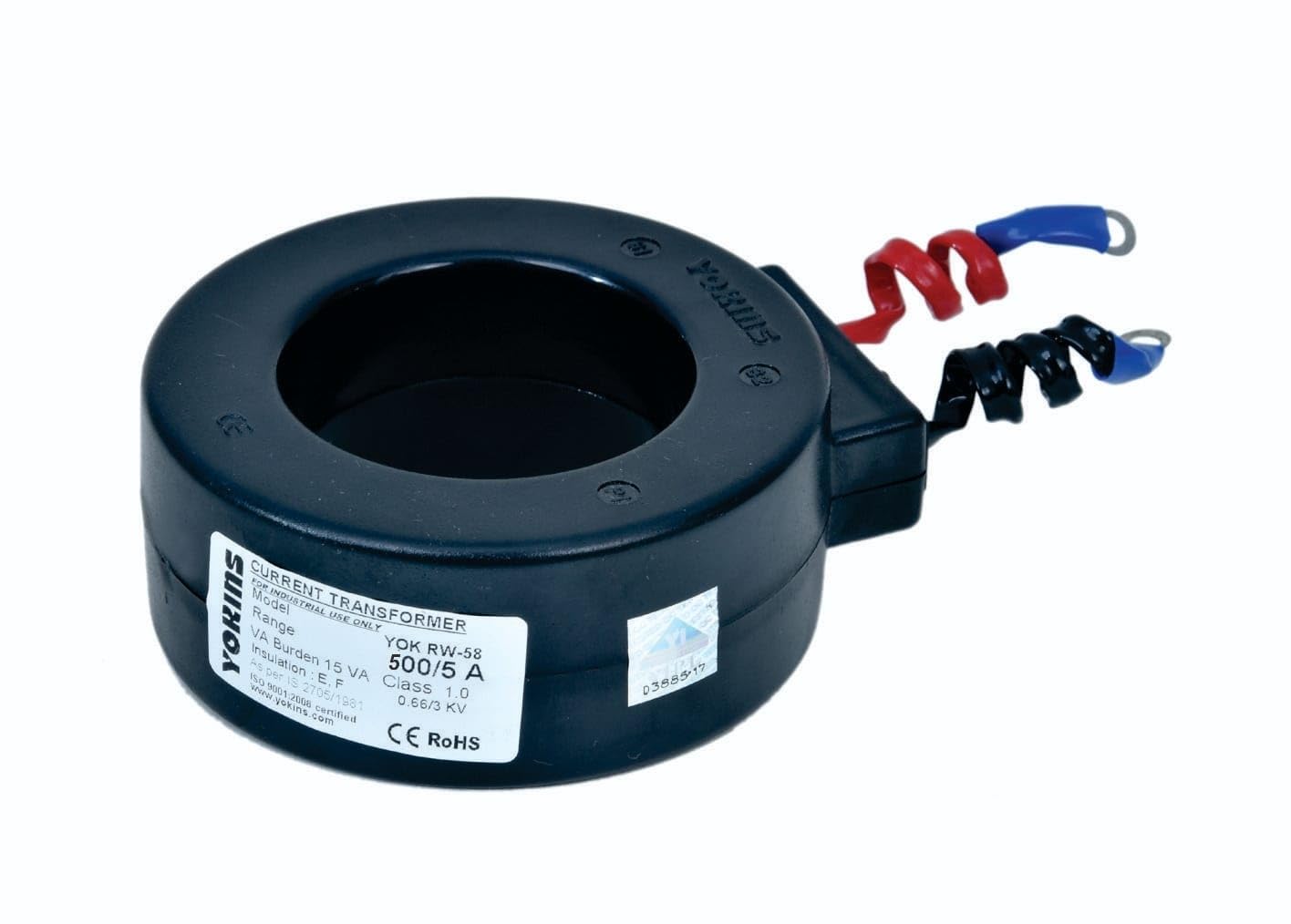 YOKINS, Current Transformer 500/5A, 500A CT for Ammeter as per IS2705 Model YOK-RW58 AC Current Measurement (B07BV1LQDY) Amazon Price History, Amazon Price Tracker