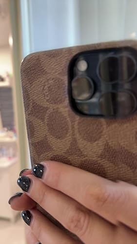 Coach iPhone 14 Pro Max Case, Compatible with MagSafe - Signature