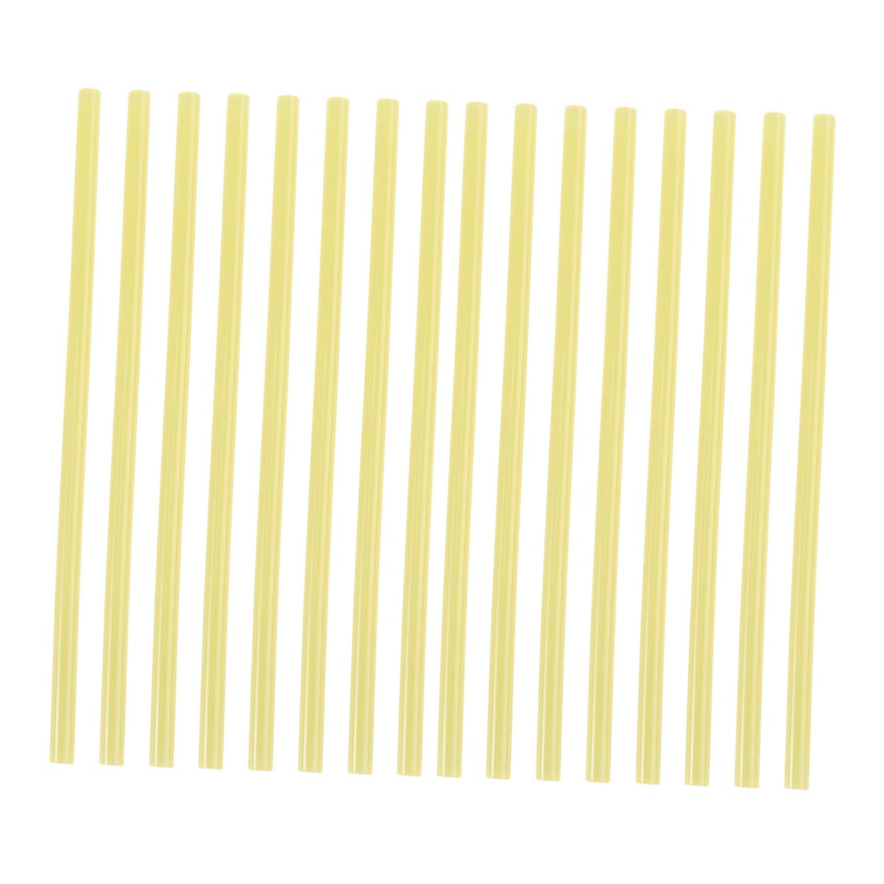 DOITOOL Lot De 100 Bâtons De Colle Thermofusible Transparents À Paillettes Pour Loisirs Créatifs Transparents Jaunes