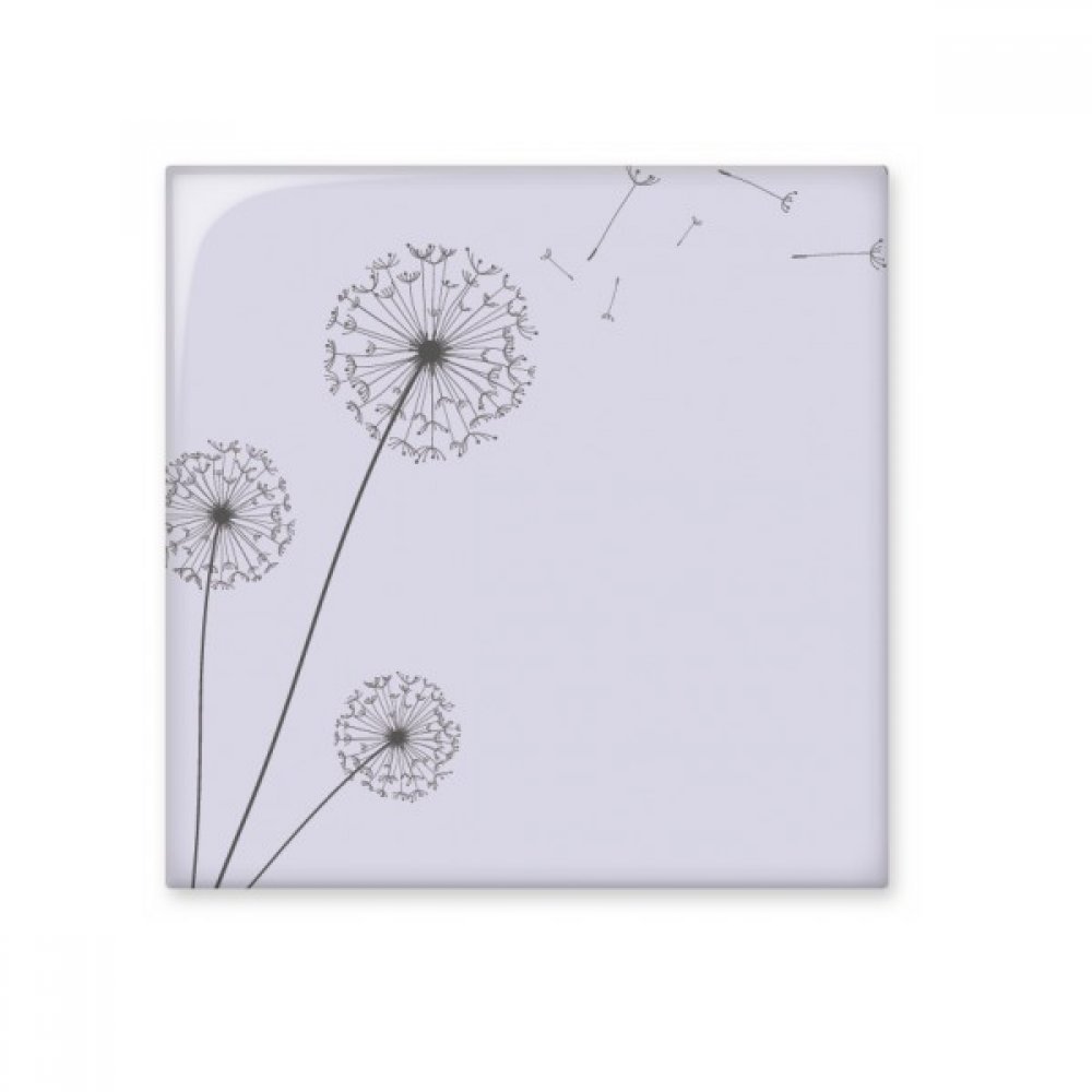 Plantes de pissenlit en céramique cuisine mur carrelage grand