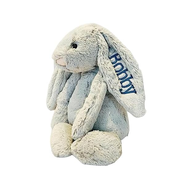 Embroidered bunny easter gifts for baby personalized baby gifts bunny doll easter gift toddler toys newborn toys  urban country home decor