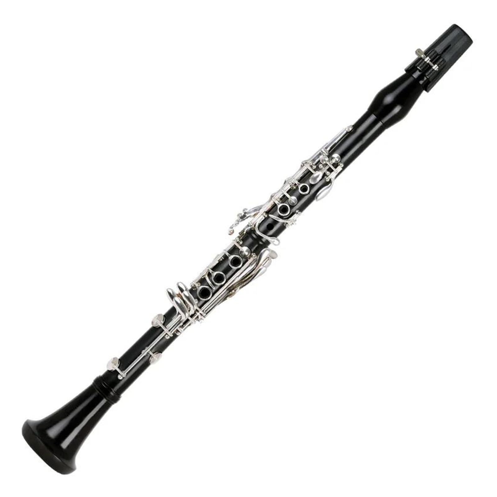 Corpo In Ebano Clarinetto Tono Sib 18 Chiavi Clarinetto Con Chiavi In ​​rame Placcato Argento Con Accessori Clarinetto Set