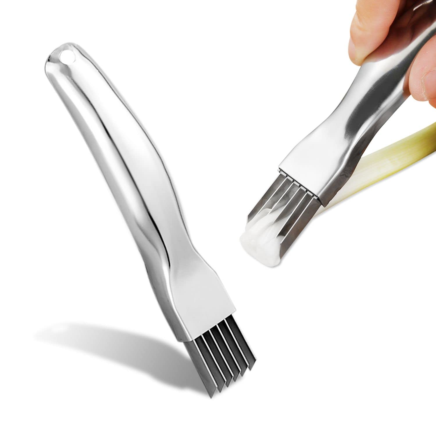2 Trancheuses à Oignons Vertes YIUWOD - Coupe Légumes Multifonction Pour Cuisine Pro Ou Maison
