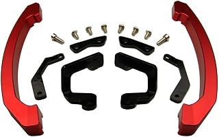 avdb-Moto Asidero Pasajero Compatible con Yamaha MT07 MT-07 RM04 2014-2017 (Rojo)