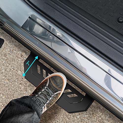 Estribos laterales negros para Ford F150 y Super Duty miniatura 2