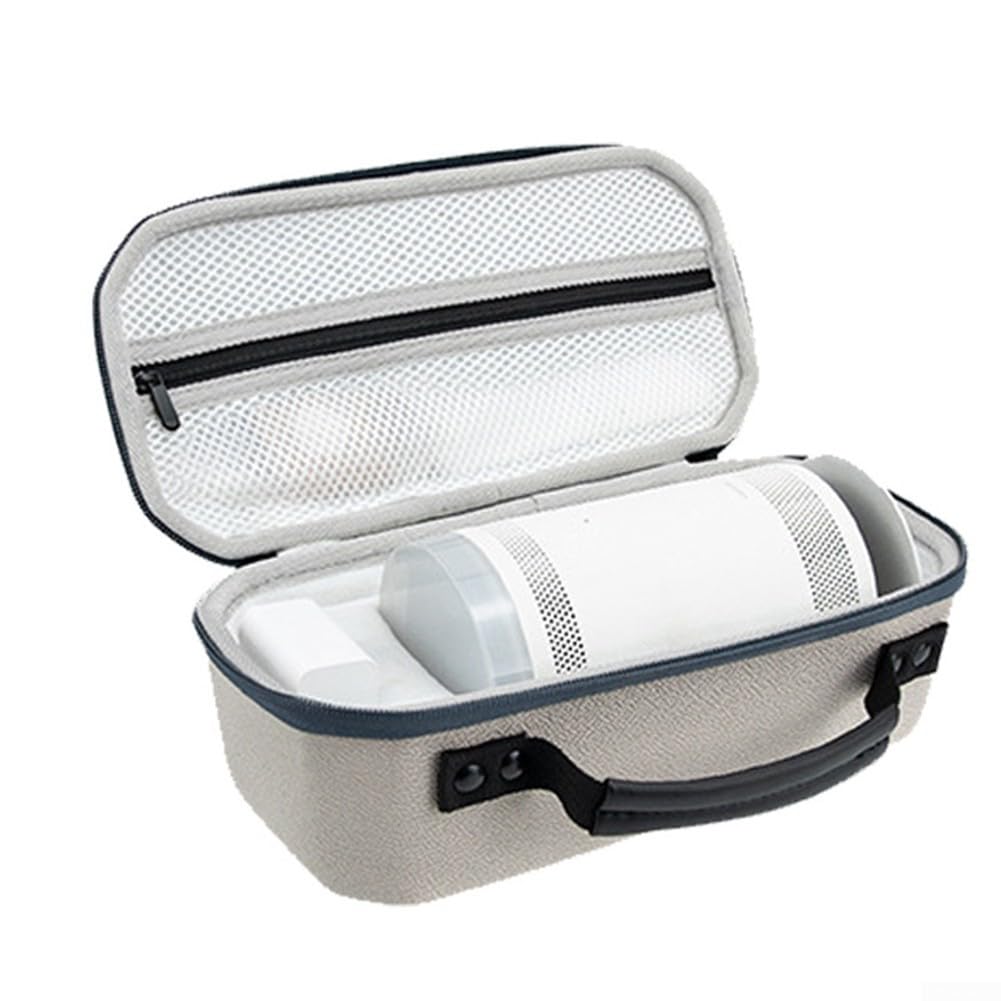Funda rígida de transporte de EVA para Samsung Freestyle Projector/EVA Hard Travel Case para Freestyle 2ª generación con compartimentos dedicados para cables y accesorios