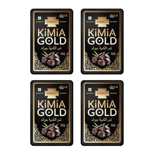 Image of Wholesome First Energy + Kimia Gold | Irani Dates | Irani Khajoor | Kimia Dates - 500G (Pack Of 4), Previously Frozen, 2000 Gram