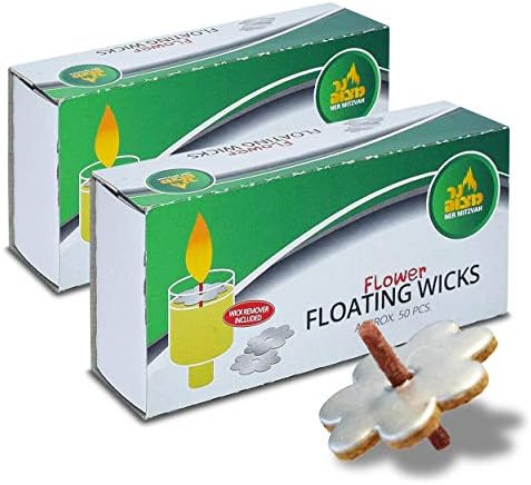 Ner Mitzvah Schwimmdochte - 50 Stück Large Für Öllampen