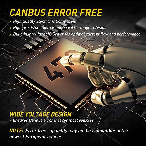 Image of AUXITO 578 LED Bulbs Canbus Error Free 211-2 212-2 41MM 42MM Festoon LED Bulbs for Dome Light Interior Car License Plate Map Door Courtesy Marker Lights, Xenon White
