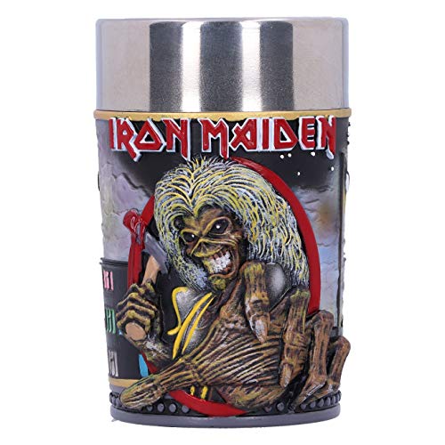 Nemesis Now Disco de Vidrio con Licencia Oficial Iron Maiden The Killers Eddie, Negro, 8,5 cm
