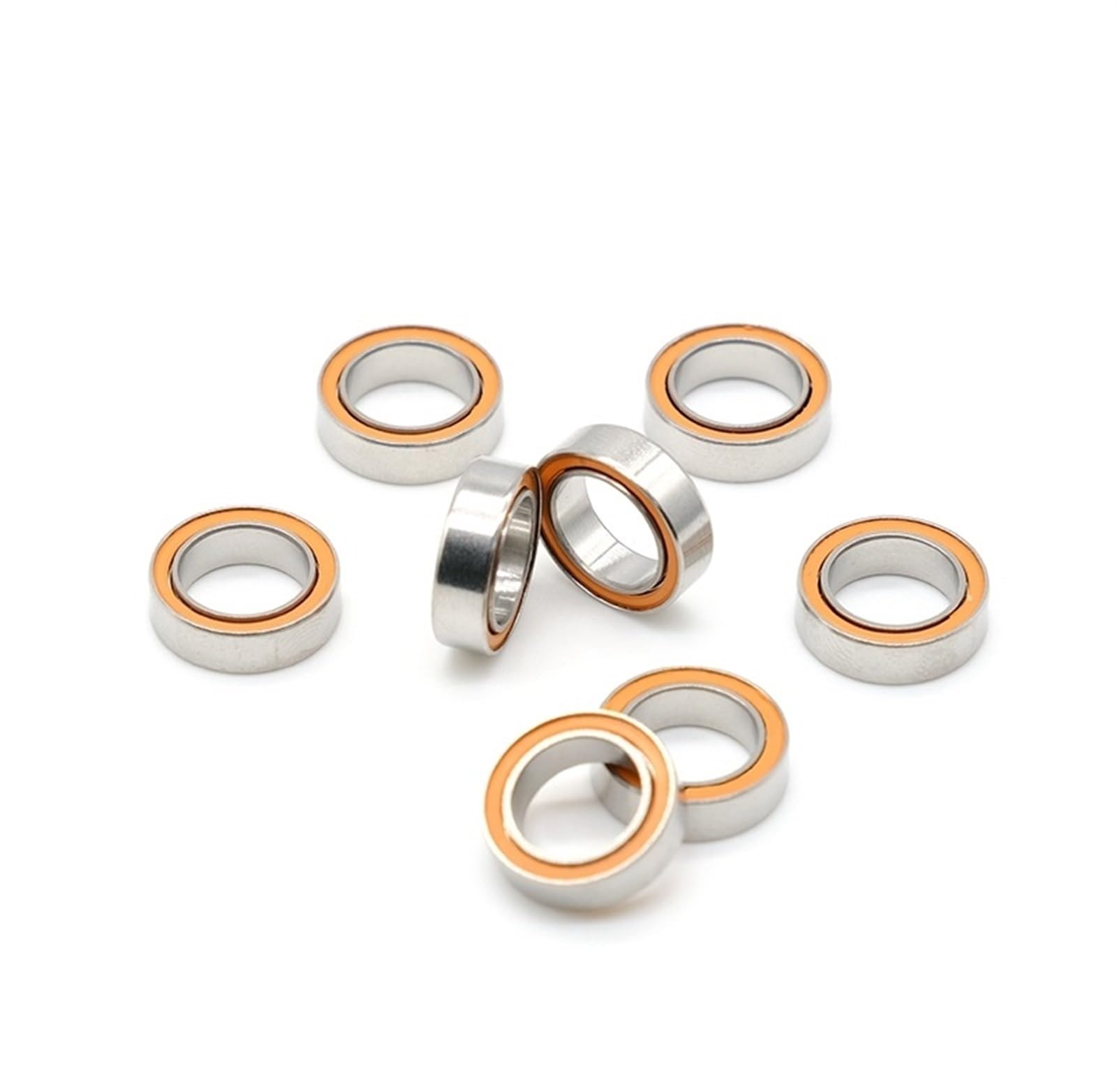 VSPPJYFG Bimetal Seal Shield Micro deep Groove Bearing 1pcs SMR128 2RS CB 8X12X3.5mm Stainless Steel Hybrid Ceramic Ball Bearing Without Grease Fast Turning