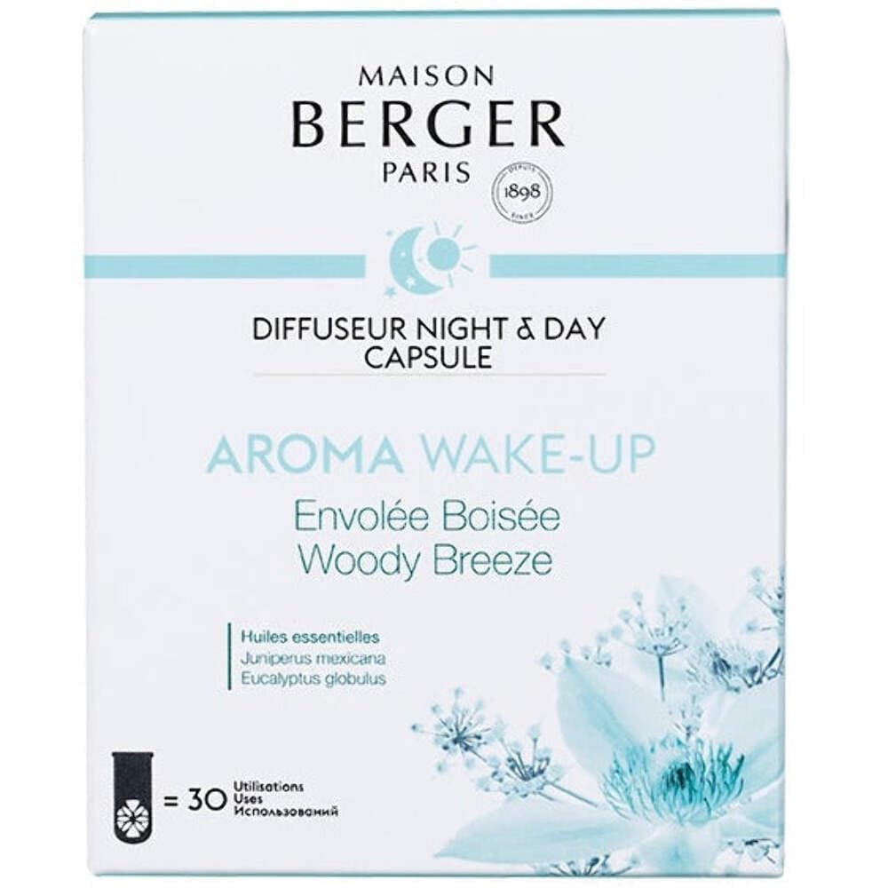 Maison berger paris Recambio Aroma Wake-up Noche y Día (Brisa del Bosque) - Recambio para difusor eléctrico-image