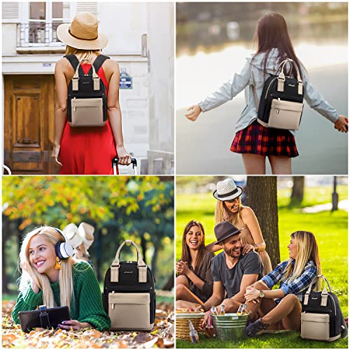 Image of LOVEVOOK Mini Backpack for Women Stylish Waterproof Backpack Purse with USB Port, Cute Daypack for College Travel Party