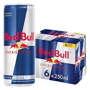 Red Bull – Original – 250 ml x 6 bottles – Energy Drink Can – Vitalized body and mind – Caffeine Content – Contains…