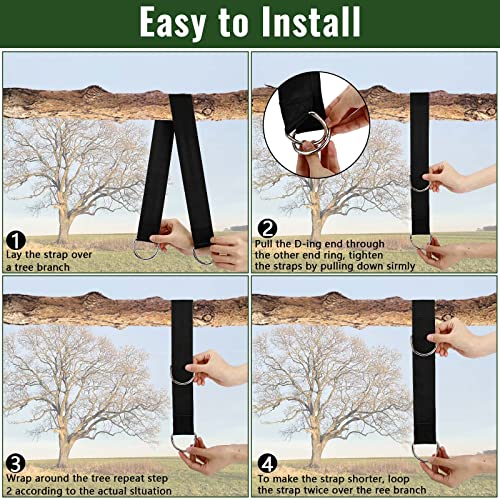 Cinghie per Amaca all'aperto, 2 x 150 cm Corda per...