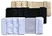 Chanie Femme Lot de 3 Doux Confortables Extensions de soutien-gorge 2 Crochets, 9,2cm x 3,8cm