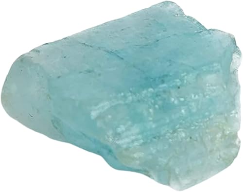 GEMHUB Aguamarina áspera suelta 15.00 ct Aguamarina azul natural Piedra curativa, Aguamarina áspera para joyería, Gema, Brasil - Aguamarina
