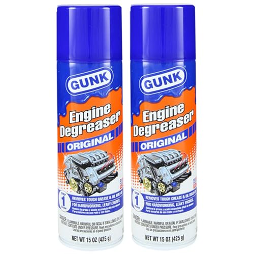 GUNK 15 oz Brite Engine Degreaser Engine Brightener and Cleaner H7 Degreaser Style Degreasing Spray P21s Cleaner Alternative 2 Pack