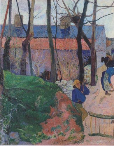 Art tableau du Pouldu de Paul Gauguin affiche impression décoration murale