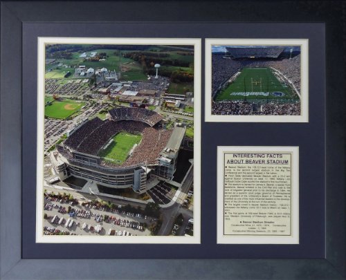 Legends Never Die Penn State Nittany Lions Beaver Stadium Framed Photo Collage, 11 by 14-Inch