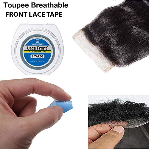 Image of Ritzkart Lace Front Tape Thin Adhesive - Double Sided Hair System Tape Roll Max Hold 2-4 Weeks 3-12 Yards Waaker Tape (1x3)