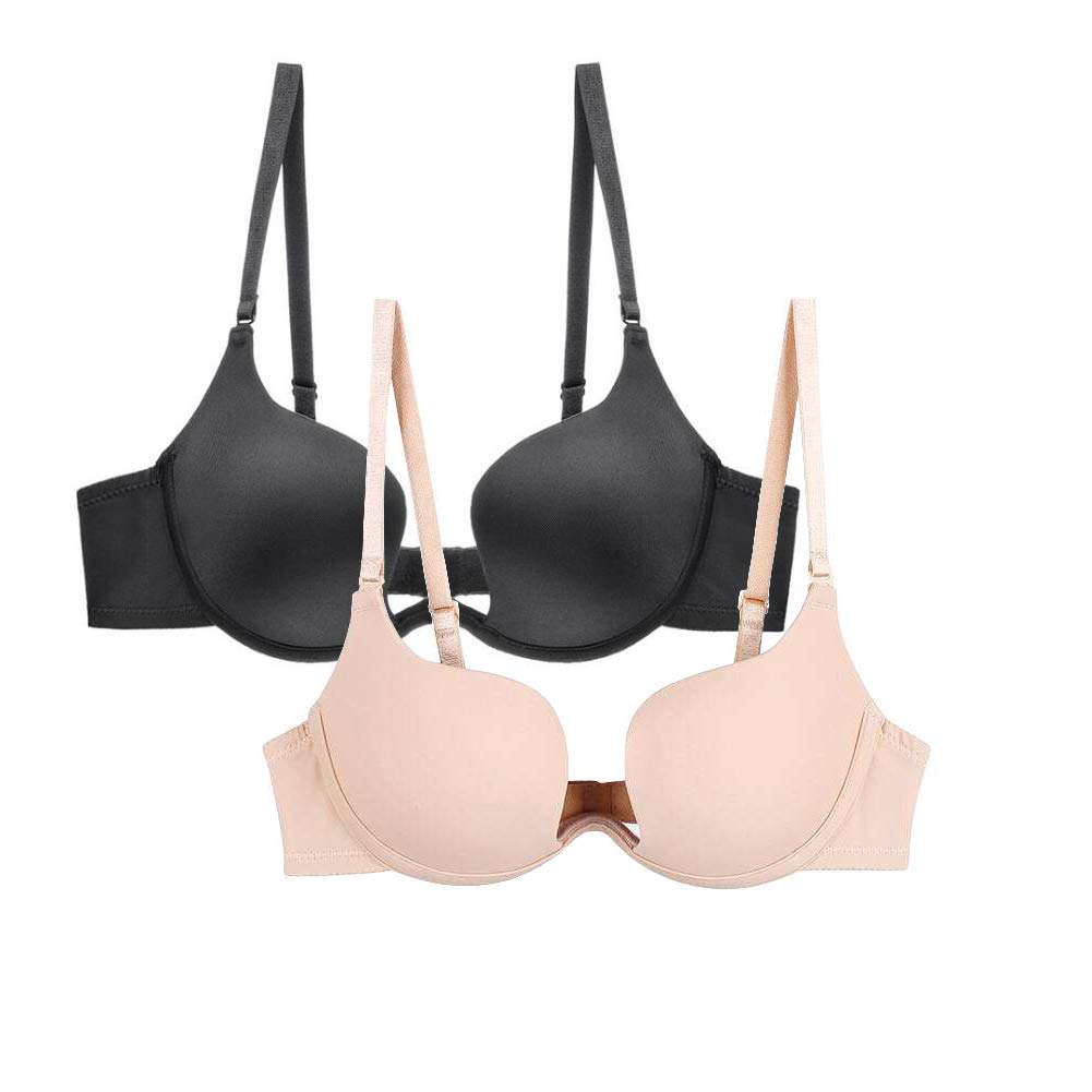 Nanier Damen Deep U Push Up Multiway Convertible Plunge BH Unterwäsche