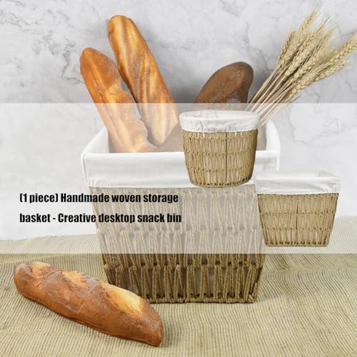 Solution de rangement portable 5L et panier bucolique de bureau