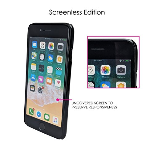 Distinctink Case For Iphone 7 Plus / 8 Plus - Custom Ultra Slim Thin Hard Black Plastic Cover - Rosie The Riveter #TOP5