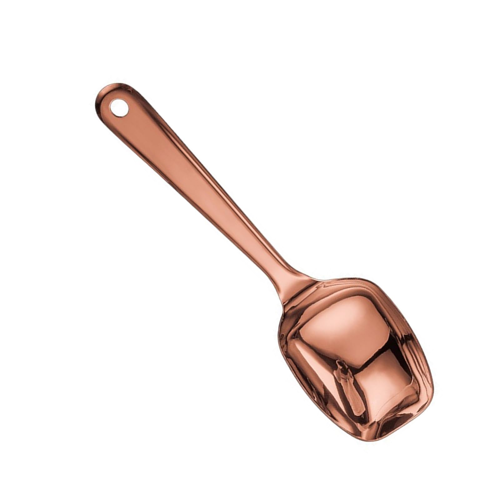 carotoe Functioanl Square Spoons Flatwares Multipurpose Stainless Steel Spoons Elegant Utensils for Soups Stews and Dining Stainless Steel Soup