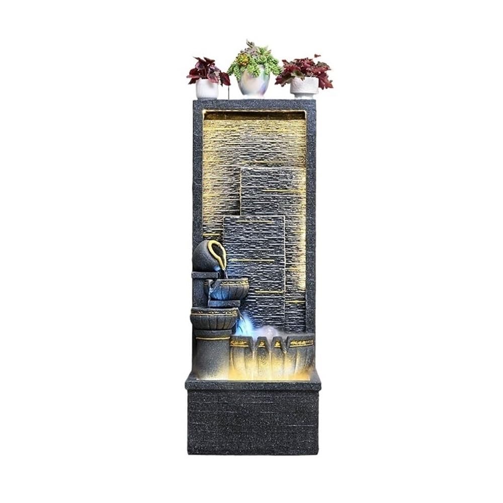 Garden Floor Decorations Entrance Hall Living Room Humidifier Household Circulating Water Attracting Wealth Feng Shui Decoration Pond