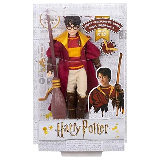 Harry Potter - Muñeco Harry Quidditch, Juguetes Niños +6 Años (Mattel GDJ70)