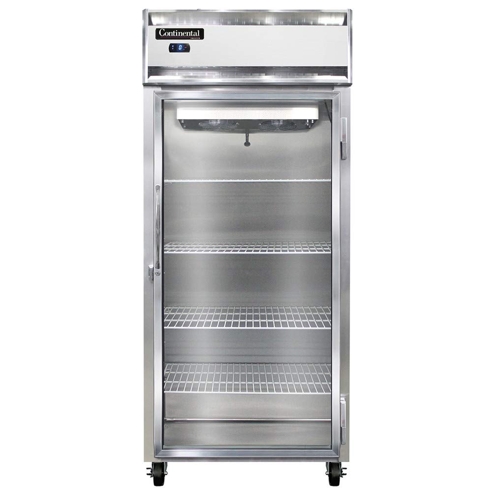 1FX-GD Extra Wide Single Section Reach In Glass Door Freezer by Continental Refrigerator – Commercial Grade