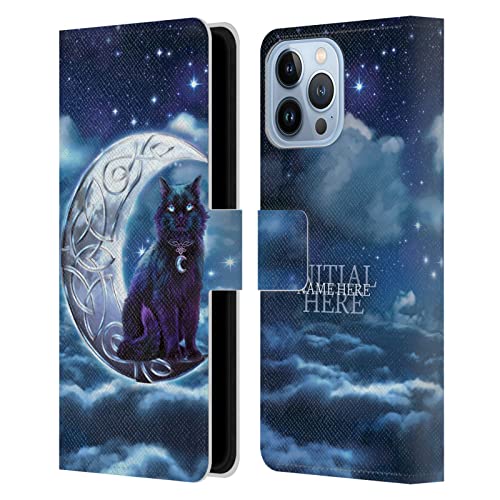 Coque en cuir à portefeuille compatible avec Apple iPhone 13 Pro Max personnalisé