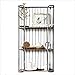 Koocasd Bibliothèques Loft Industrielle Vent nostalgique gaufrier diviseur étagère Rack rétro Mur Fer grilles décor à la Maison Phase Cadre Taille: 19.5 * 52.5 * 98 cm bibliothèque Murale