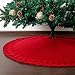 Mr. Pen- Christmas Tree Skirt 48 inches, Red Knitted Christmas Skirt Tree, Xmas Tree Skirt, Christmas Skirts for Xmas Trees, Skirt for Christmas Tree, Christmas Tree Skirts 48 Inch