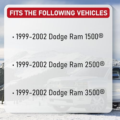 Image of HVAC Air Blend Door Actuator Heater Replacement by AA Ignition - Compatible with Dodge Ram Vehicles - 1999, 2000, 2001, 2002 Ram 1500, 2500, 3500 - Replaces 604-018, 5012924AA, 5104879AA