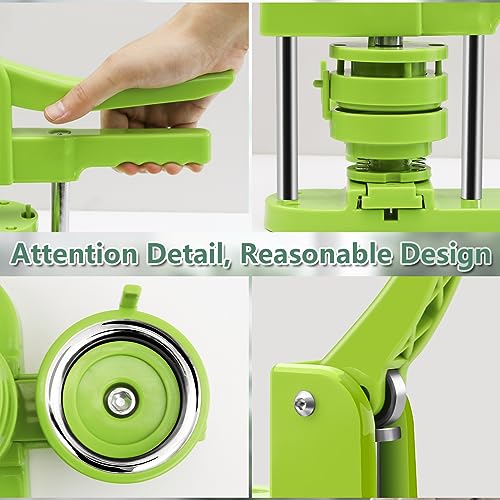 Happizza Máquina de Fazer Botões de Vários Tamanhos, Máquina de Fazer Pinos de 2,25