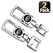2 Pack Car Key Fob Key Chain Heavy Duty Keychain for Subaru WRX Sti Crosstrek Forester Outback Impreza Upgrade Design
