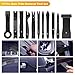 GOOACC 40Pcs Trim Removal Tool,Auto Terminal Removal Key Tool,Auto Clip Pliers Stereo Removal Tools,Car Upholstery Repair Removal Kit,Precision Hook and Pick Set,Wiring Threader,Car Film Scrape-Black