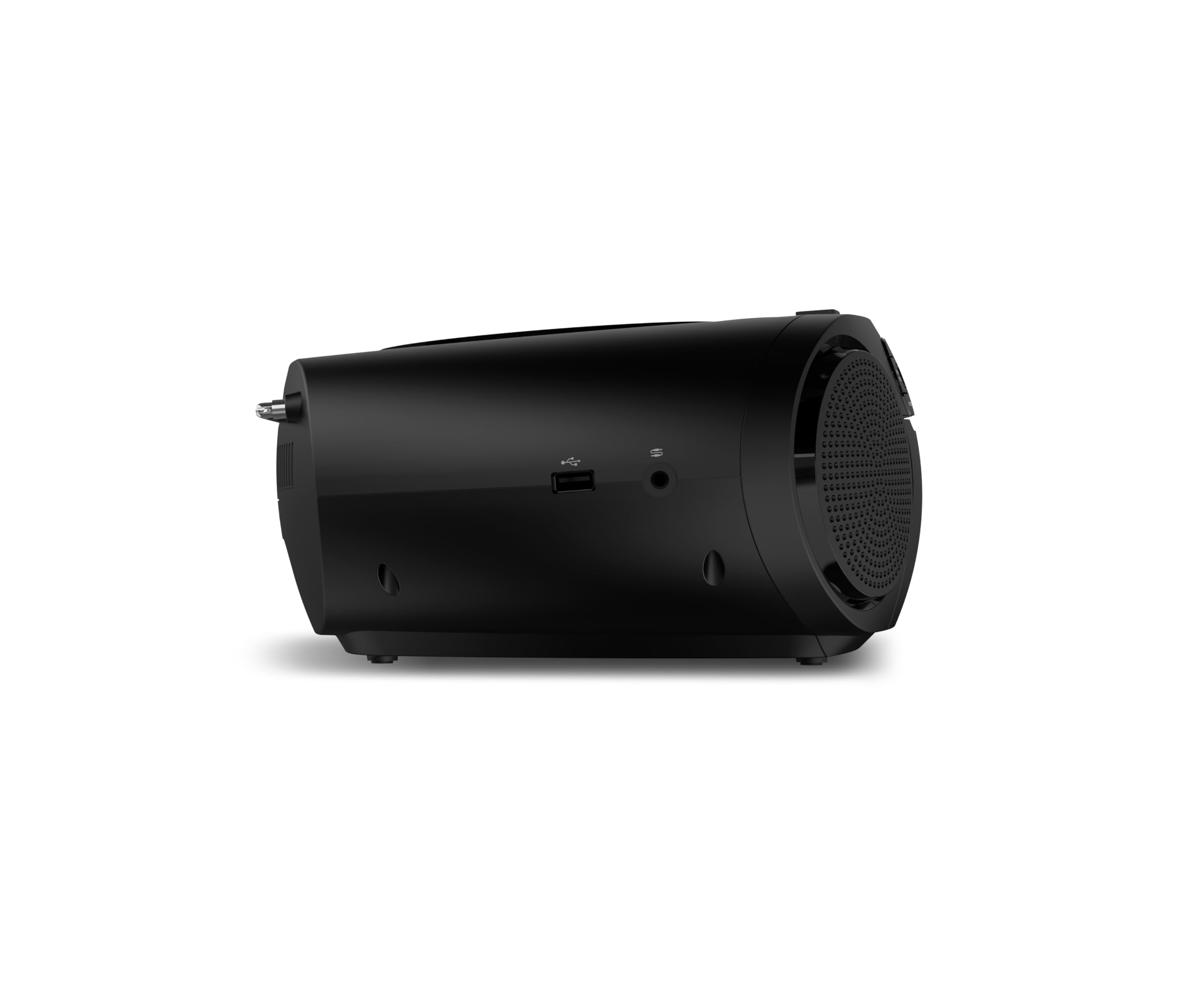 Philips TAZ2500 CD Soundmachine portatile lettore cassette, Radio DAB+/FM, Bluetooth 6.0, Riproduzione USB, Ingresso audio, Boost bassi dinamici, Altoparlanti stereo, Alimentazione CA/Batteria – Nero