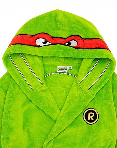 Bata con capucha para niños Teenage Mutant Ninja Turtles verde miniatura 4