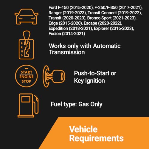 Image of Start-X Remote Starter Kit + 3000ft 2 Way Range Extender for Ford F-150 /F-250 /F-350, Ranger, Transit /Connect, Bronco Sport, Edge, Escape, Expedition, Explorer & Fusion (Push-to-Start & Key Ignition)