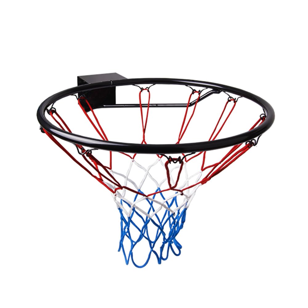 molti HangRing Ø45cm Ø37cm Basketballring Set mit Ball Basketballkorb BasketballNetz und Befestigungsschrauben Basketballspiel Teamsport Indoor & Outdoor