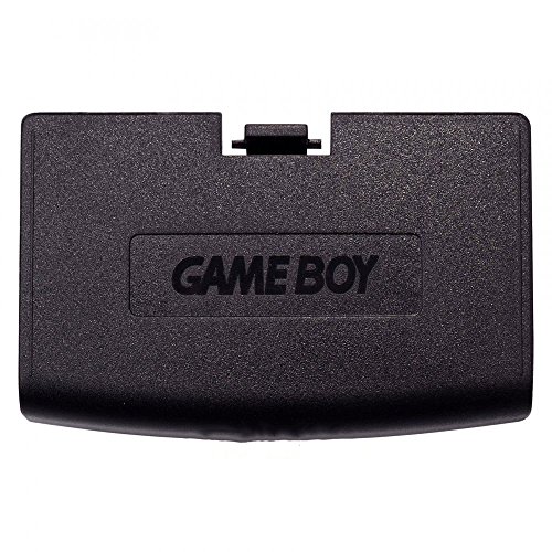 Plastic Battery Cover Door Part for Game Boy Advance GBA Black Color