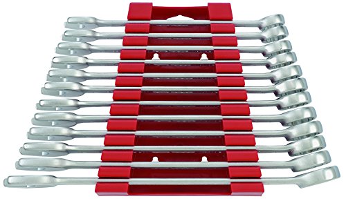 Teng Tools 12 Piece 12 Point Metric Combination Wrench Set (20MM - 32MM) - 6512MMA, Silver