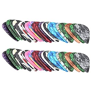 ERINGOGO 50Pcs Médiator Celluloïd Guitare Acoustique Médiators Guitare Cadeau Accessoires Guitare pour Basse Guitares… - Les Beatles, Paul McCartney, John Lennon, RIngo Starr, George Harrison