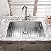 MENSARJOR Undermount Single Bowl Stainless Steel Kitchen Sink - 30 x 18''